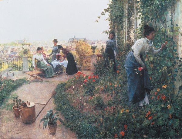 Heroines in the garden